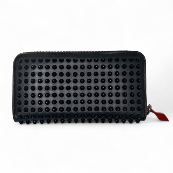 Christian Louboutin Handbags - Christian Louboutin Black Studded Panettone Wallet - with Black Studs